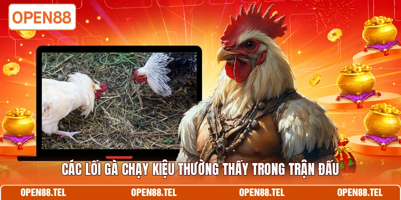 Các lối gà chạy kiệu thường thấy trong trận đấu