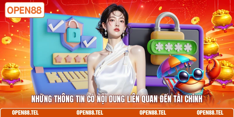 Những thông tin có nội dung liên quan đến tài chính