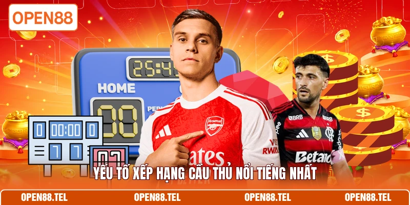 Yếu tố xếp hạng cầu thủ nổi tiếng nhất 
